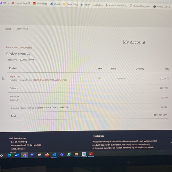 Upcycled Vintage Boho Bag - Picture 12 of 12